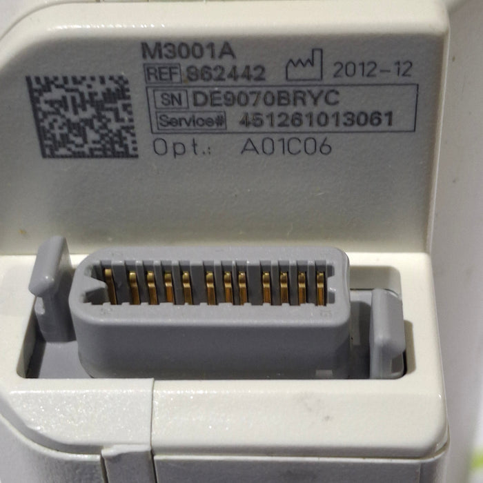 Philips M3001A-A01C06 Fast SpO2, NIBP, ECG, Temp, IBP MMS Module