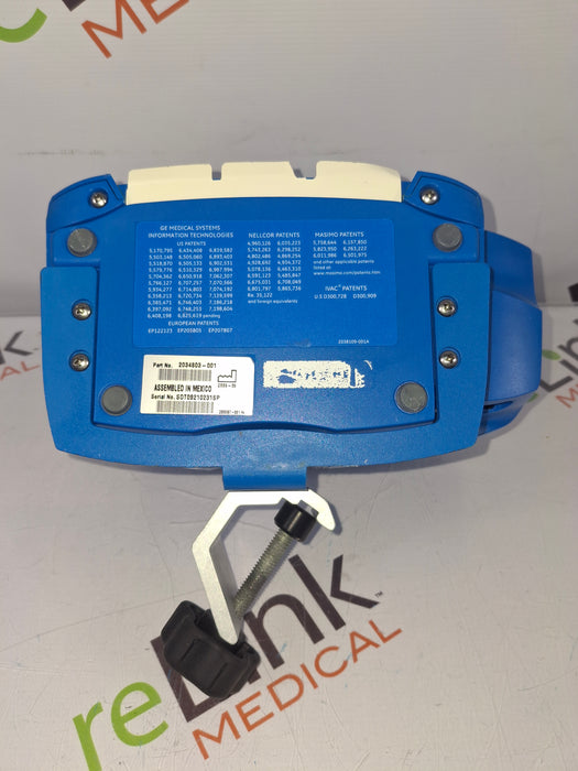 GE Healthcare Dinamap V100 - NIBP, SpO2, Temp Vital Signs Monitor