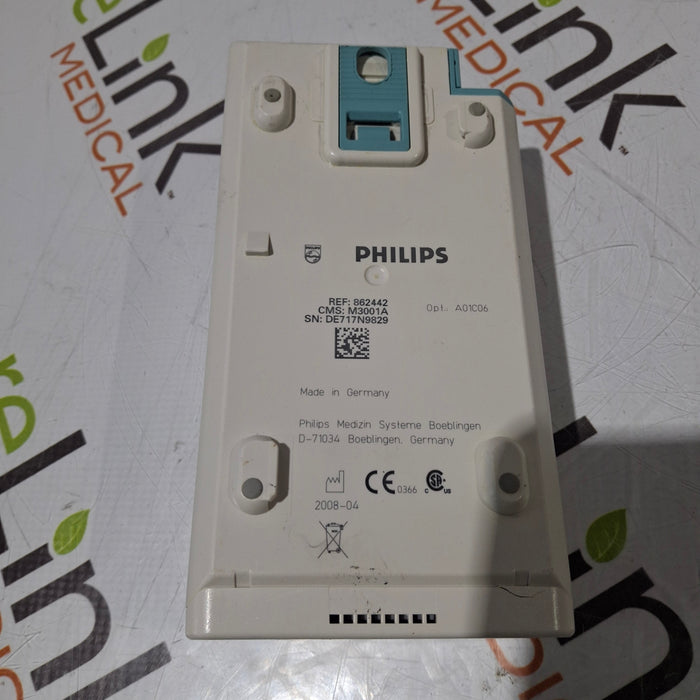 Philips M3001A-A01C06 Fast SpO2, NIBP, ECG, Temp, IBP MMS Module