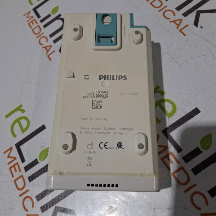 Philips M3001A-A01C06 Fast SpO2, NIBP, ECG, Temp, IBP MMS Module