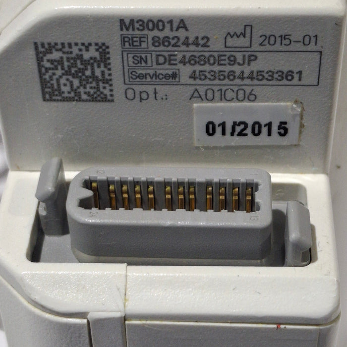 Philips M3001A-A01C06 Fast SpO2, NIBP, ECG, Temp, IBP MMS Module