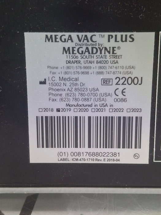 Megadyne Mega Vac Plus Smoke Evacuator