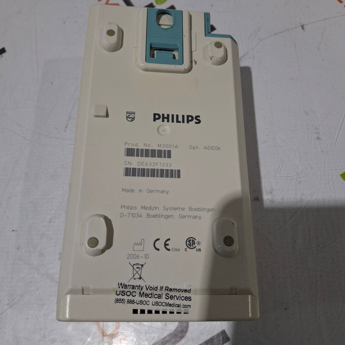 Philips M3001A-A01C06 Fast SpO2, NIBP, ECG, Temp, IBP MMS Module