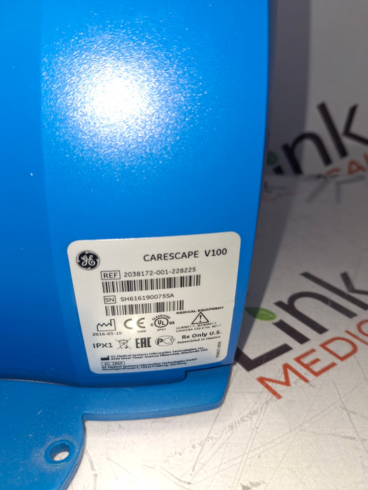 GE Healthcare Dinamap V100 - NIBP, SpO2, Temp Vital Signs Monitor
