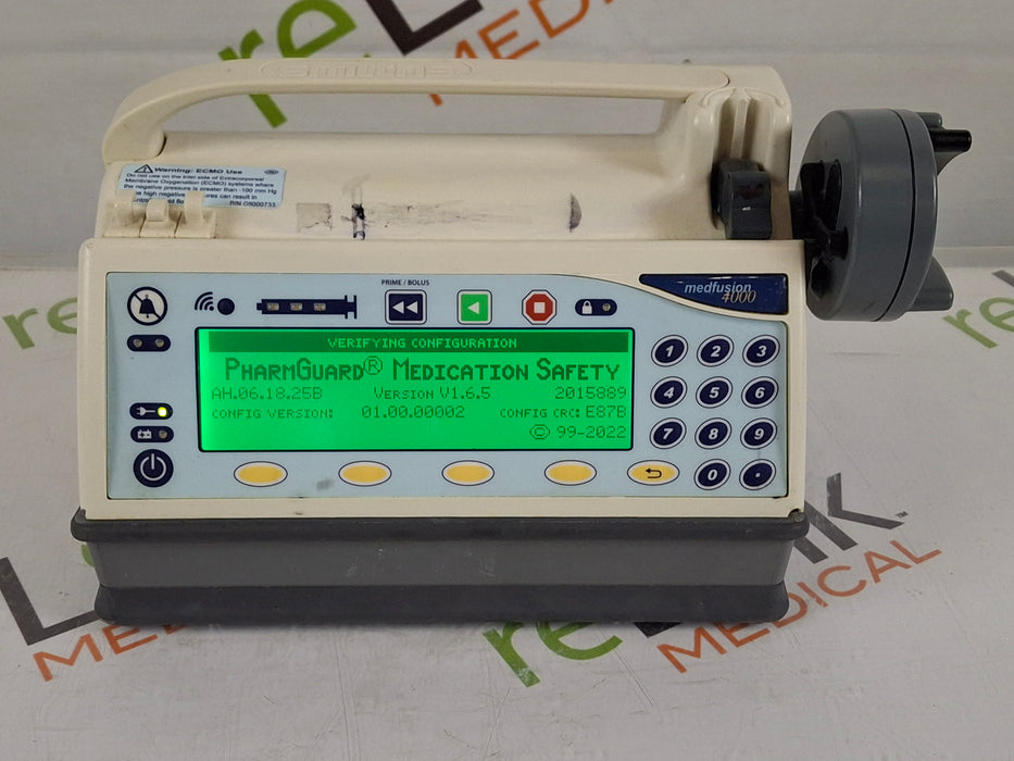 Smiths Medical Medfusion 4000 Syringe Infusion Pump