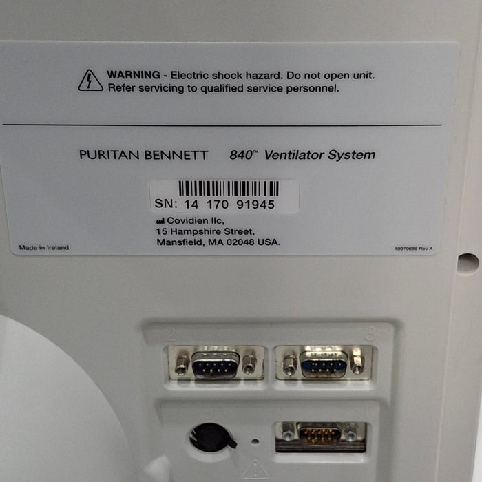 Puritan Bennett 840 Ventilator without Compressor