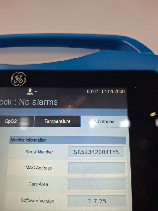 GE Healthcare Carescape VC150 Nellcor Vital Signs Monitor