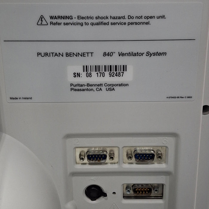 Puritan Bennett 840 Ventilator without Compressor