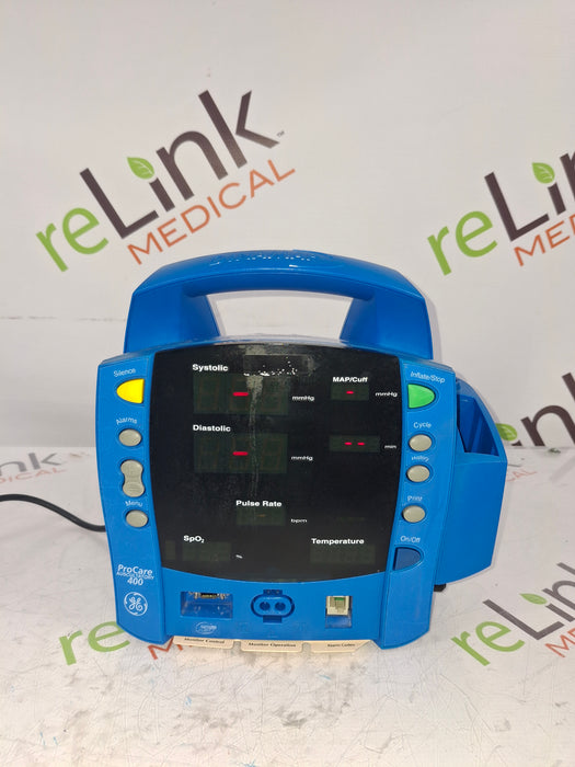 GE Healthcare Dinamap ProCare 400 Patient Monitor