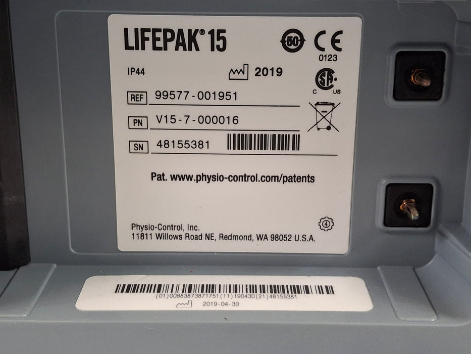 Physio-Control LifePak 15 3-Lead Defibrillator