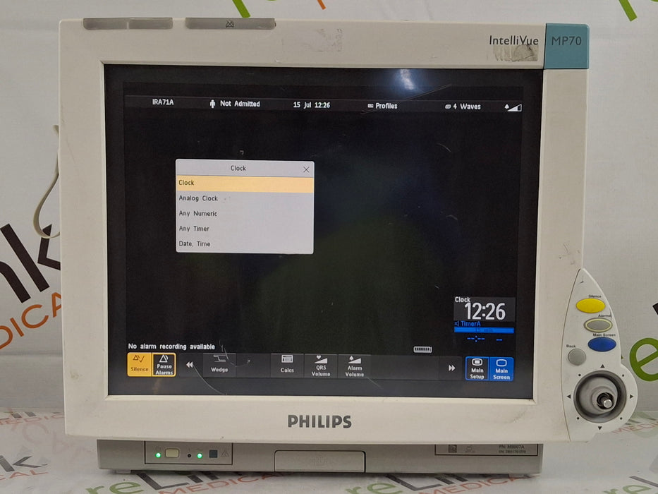 Philips IntelliVue MP70 Patient Monitor