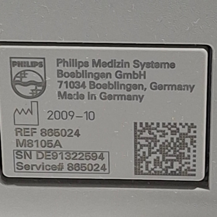 Philips Intellivue MP5 - ECG, Fast SpO2, NIBP Patient Monitor