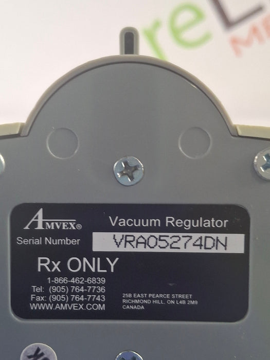 Amvex Vacuum Regulator