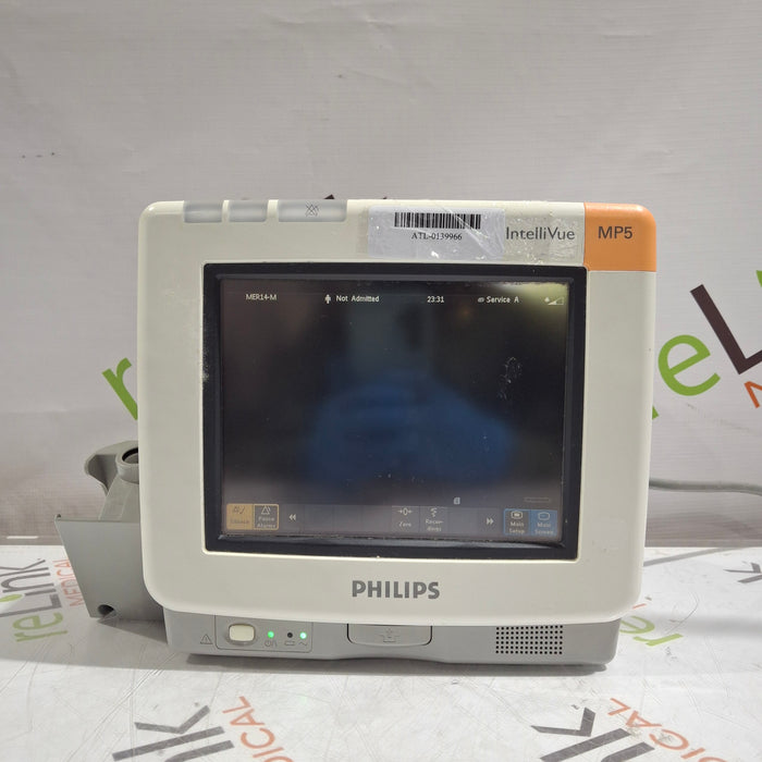 Philips Intellivue MP5 - ECG, Fast SpO2, NIBP Patient Monitor