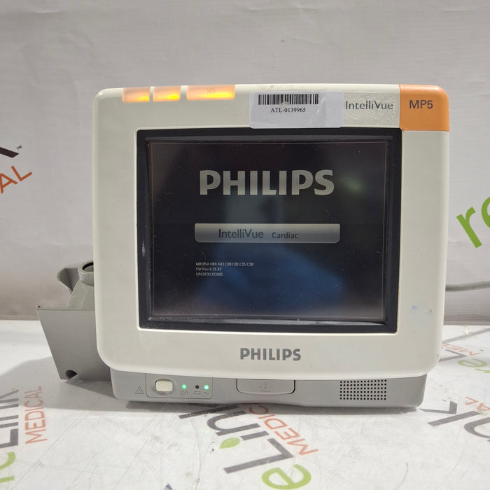 Philips Intellivue MP5 - ECG, Fast SpO2, NIBP Patient Monitor