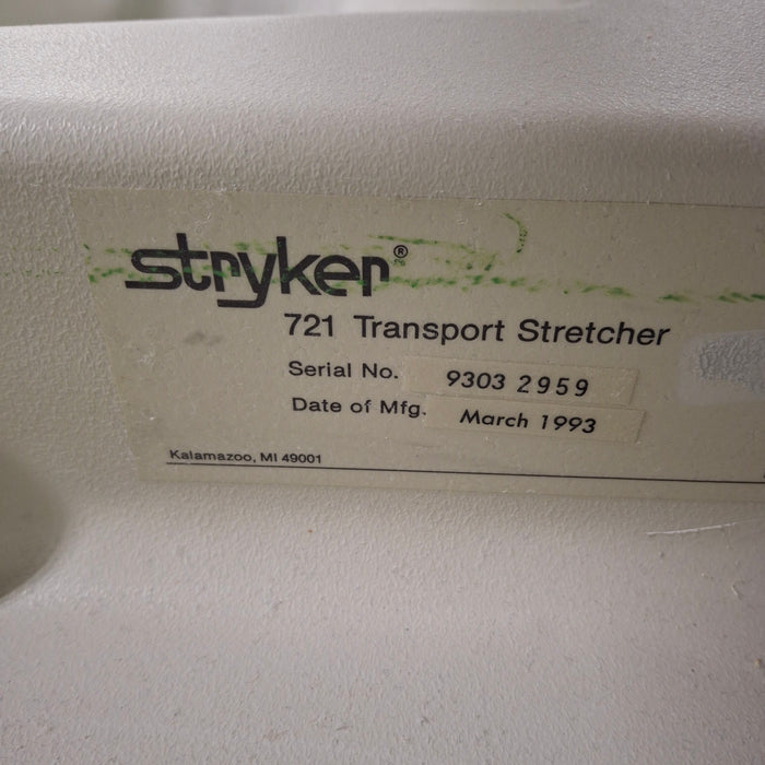 Stryker 721 Transport Stretcher