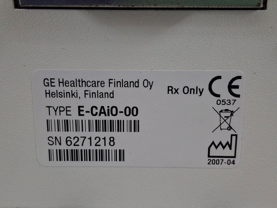 GE Healthcare E-CAiO-00 Gas Exhaust Module