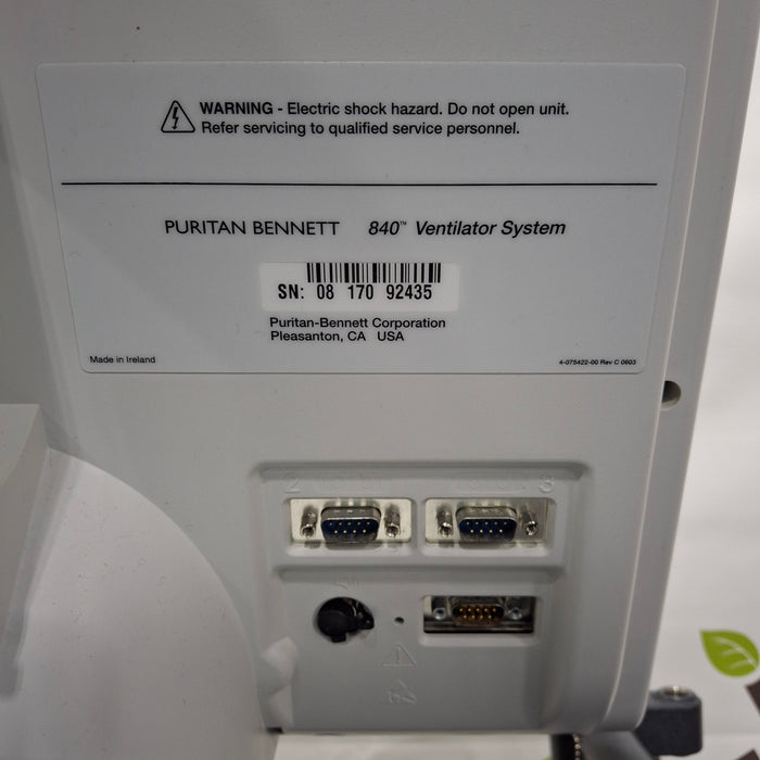 Puritan Bennett 840 Ventilator without Compressor