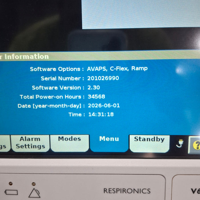 Philips Respironics V60 BiPAP Ventilator