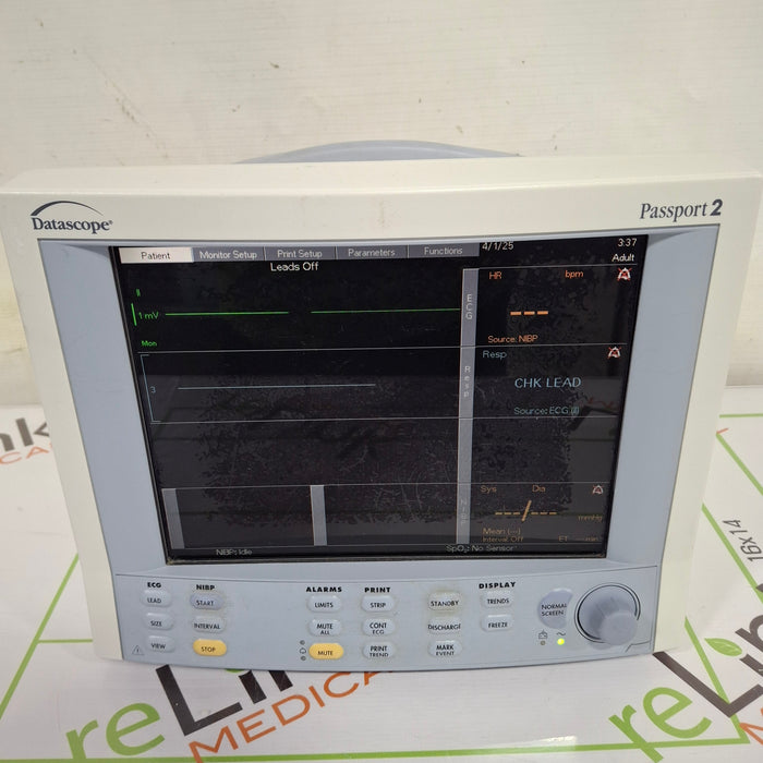 Datascope Passport 2 Patient Monitor