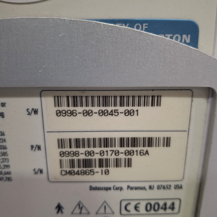 Datascope Passport 2 Patient Monitor