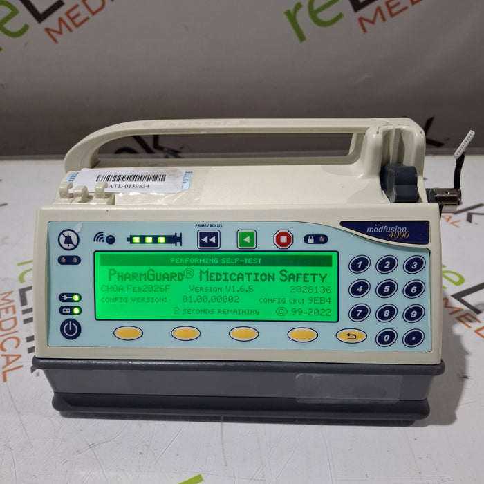 Smiths Medical Medfusion 4000 Syringe Infusion Pump