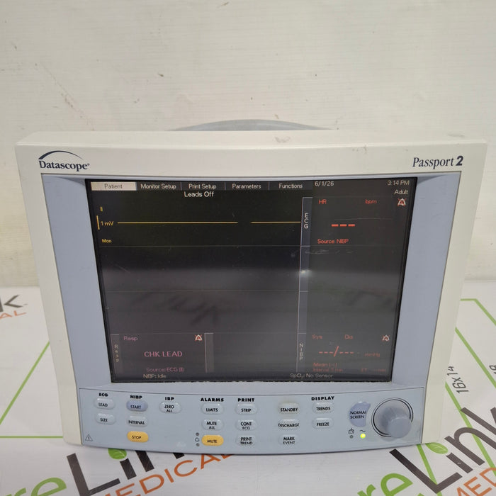 Datascope Passport 2 Patient Monitor