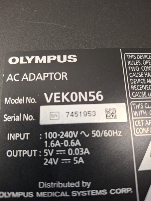 Olympus VEK0N56 Surgical Display AC Adapter