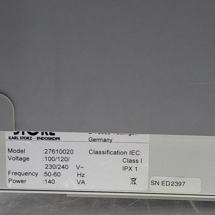 Karl Storz Calcuson 276100 20 Urological Ultrasonic Generator