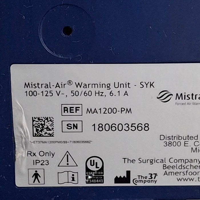 Stryker Mistral-Air Forced Air Warming System