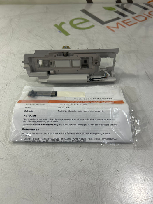 CareFusion Alaris 8100 Infusion Pump Module Bezel Assembly Kit
