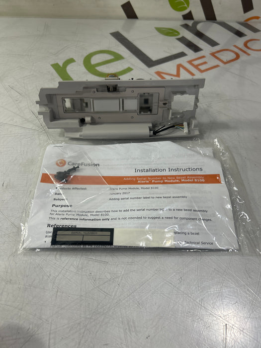 CareFusion Alaris 8100 Infusion Pump Module Bezel Assembly Kit