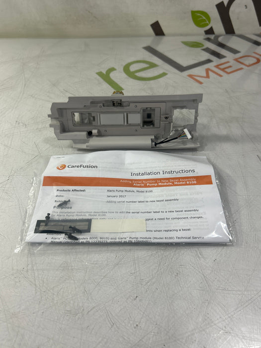 CareFusion Alaris 8100 Infusion Pump Module Bezel Assembly Kit