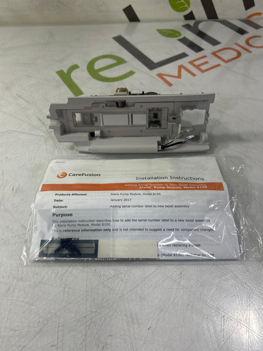 CareFusion Alaris 8100 Infusion Pump Module Bezel Assembly Kit