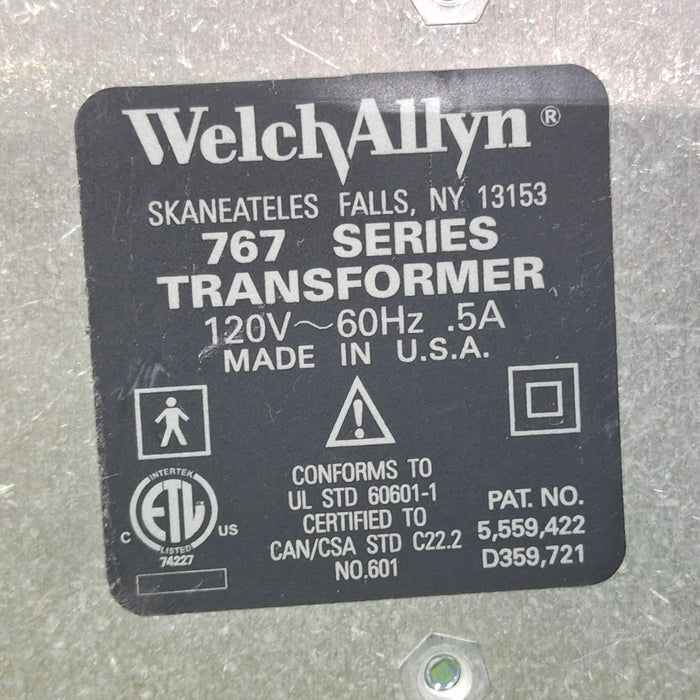 Welch Allyn 767 Series Transformer without Heads