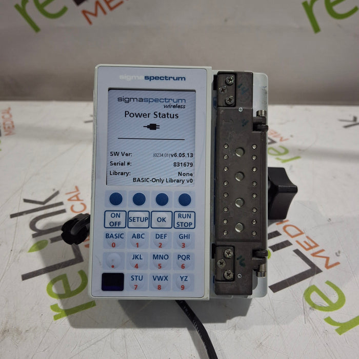 Baxter Sigma Spectrum 6.05.13 without Battery Infusion Pump