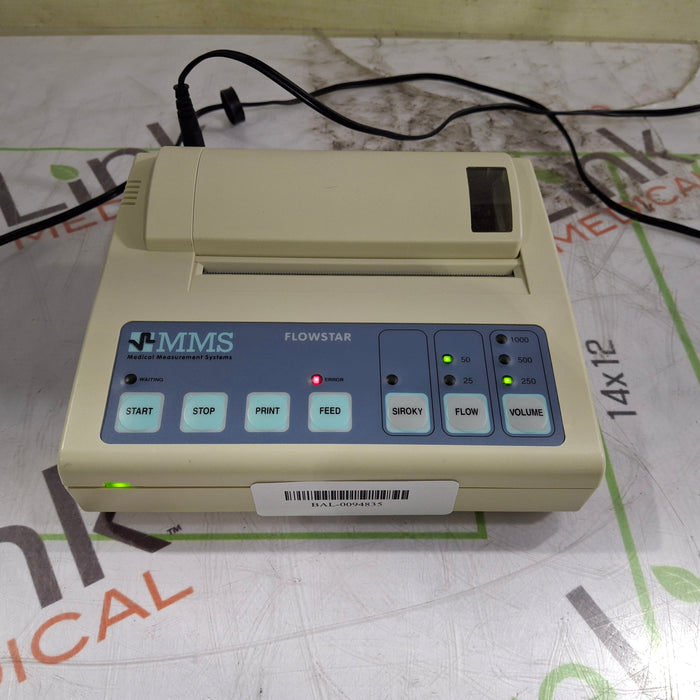 Medical Measurement Systems Flowstar Flowmeter