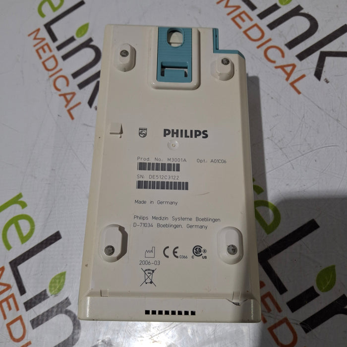 Philips M3001A-A01C06 Fast SpO2, NIBP, ECG, Temp, IBP MMS Module