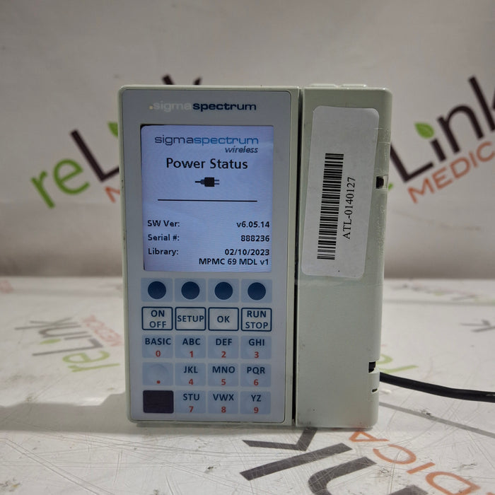 Baxter Sigma Spectrum 6.05.14 without Battery Infusion Pump