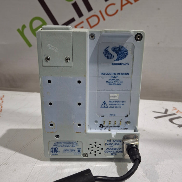 Baxter Sigma Spectrum 6.05.14 without Battery Infusion Pump