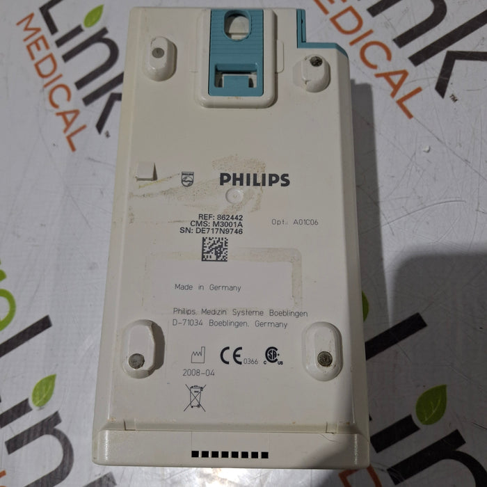 Philips M3001A-A01C06 Fast SpO2, NIBP, ECG, Temp, IBP MMS Module