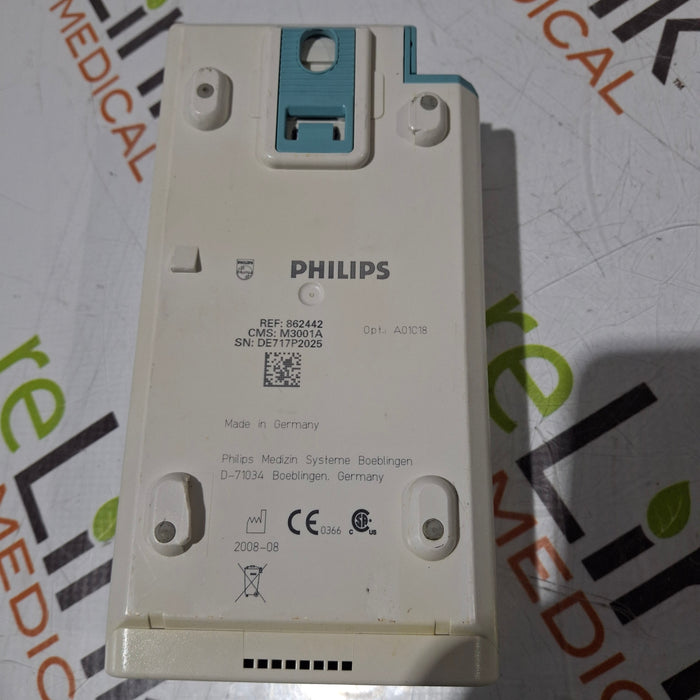Philips M3001A-A01C18 Fast SpO2, NIBP, 12 lead ECG, Temp, IBP MMS Module