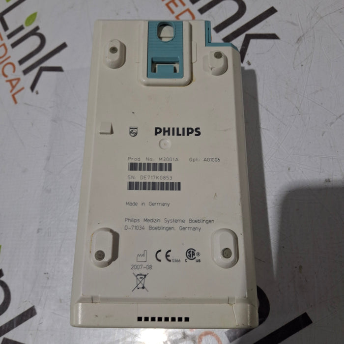 Philips M3001A-A01C06 Fast SpO2, NIBP, ECG, Temp, IBP MMS Module