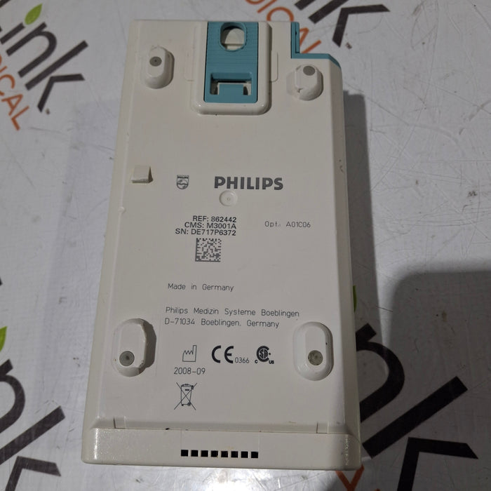 Philips M3001A-A01C06 Fast SpO2, NIBP, ECG, Temp, IBP MMS Module