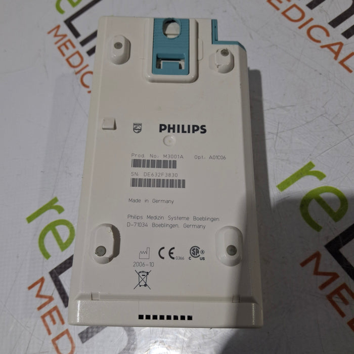 Philips M3001A-A01C06 Fast SpO2, NIBP, ECG, Temp, IBP MMS Module