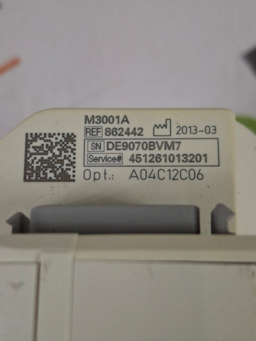 Philips M3001A-A04C06C12 OxiMax SpO2, NIBP, 12 Lead ECG, Temp, IBP MMS Module