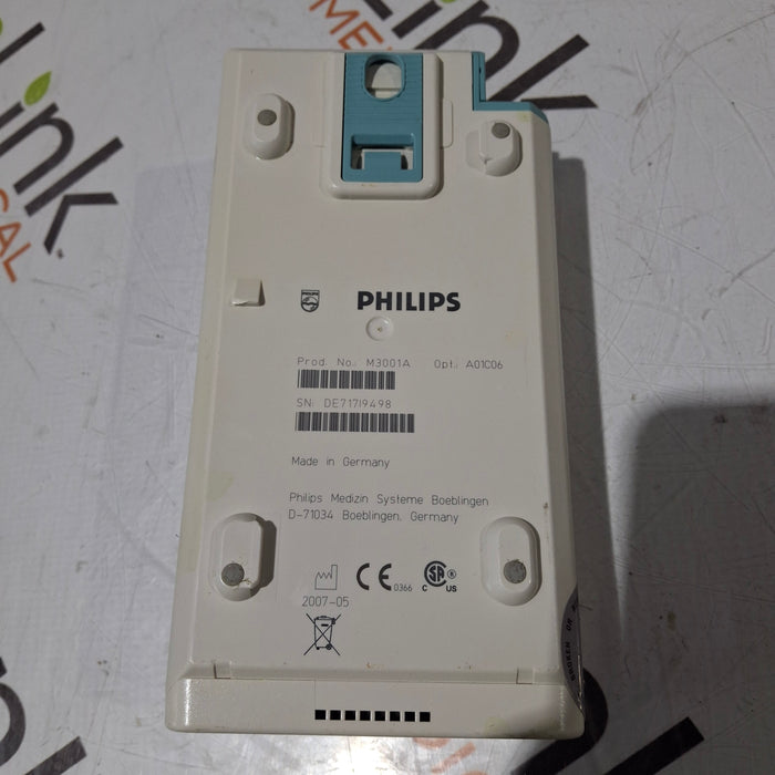 Philips M3001A-A01C06 Fast SpO2, NIBP, ECG, Temp, IBP MMS Module