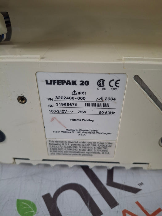 Physio-Control LifePak 20 Defibrillator
