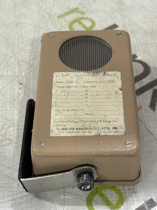 Ludlum Measurements Model 2401-P Survey Meter