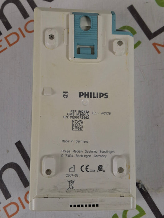 Philips M3001A-A01C18 Fast SpO2, NIBP, 12 lead ECG, Temp, IBP MMS Module